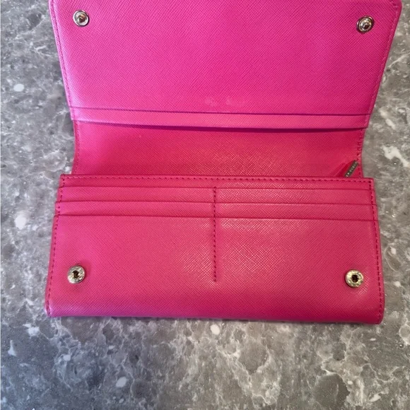 Tory Burch Fuchsia Wallet - Picture 2 of 8